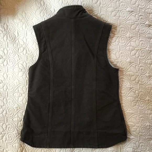 Carhartt for Women’s Mock Neck Jacket Vest, Sandstone, size small - Picture 4 of 8